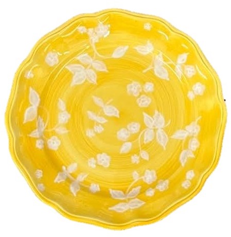 Marigold hand painted Dinner plate